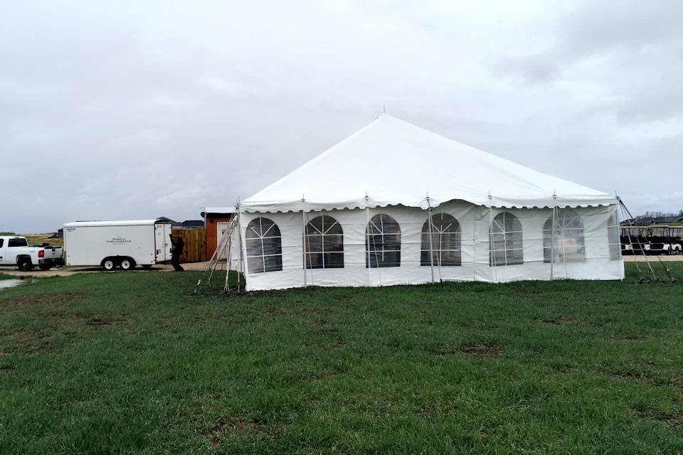 Tentation Tent Set-up