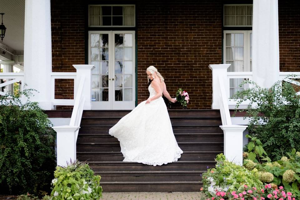 Verandah stairs