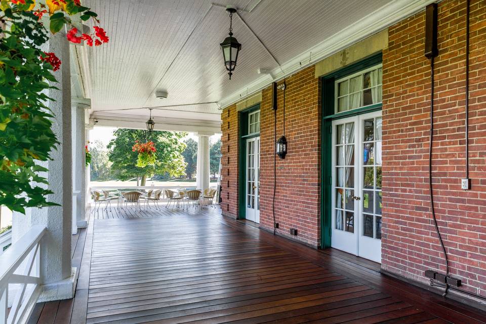 Covered verandah