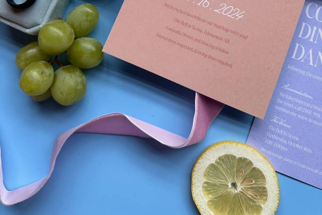 Wedding flatlay details