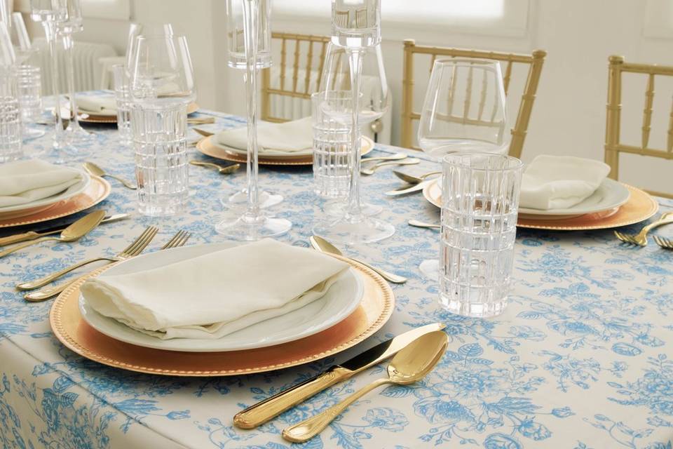Glass Candle Centrepieces