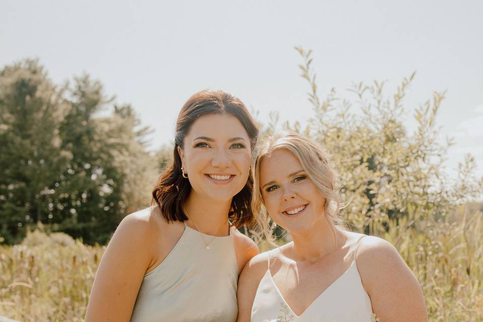 Bride and MOH Glam
