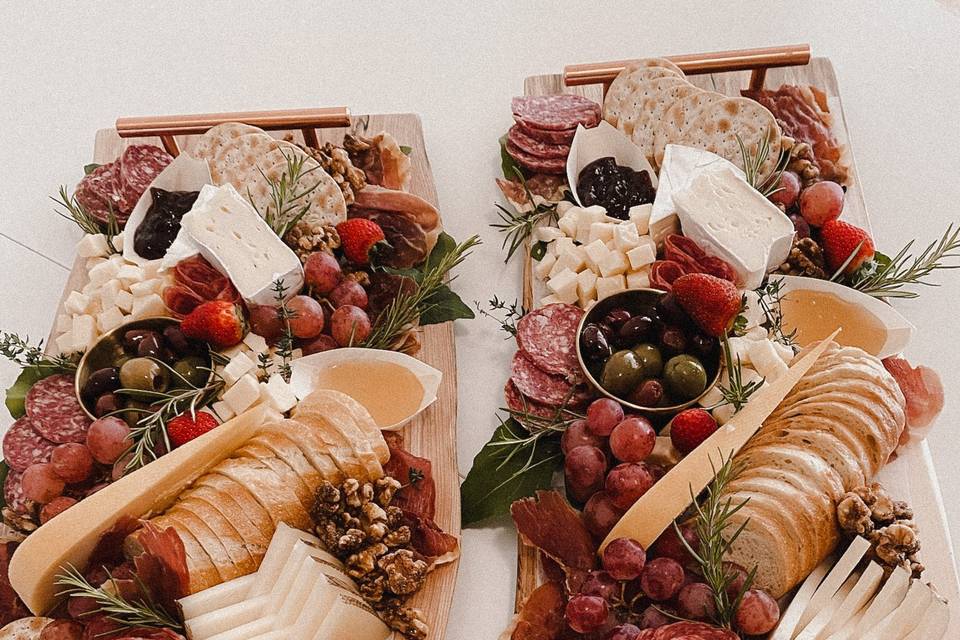 Gorgeous charcuterie boards