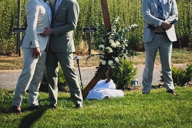 Niagara winery wedding