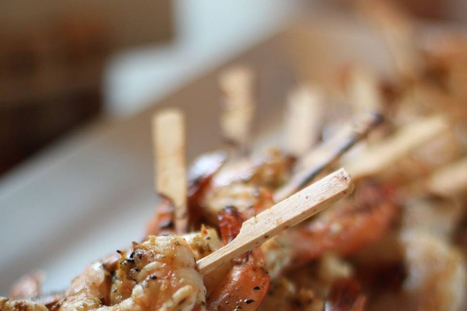 Shrimp Skewer Appetizer