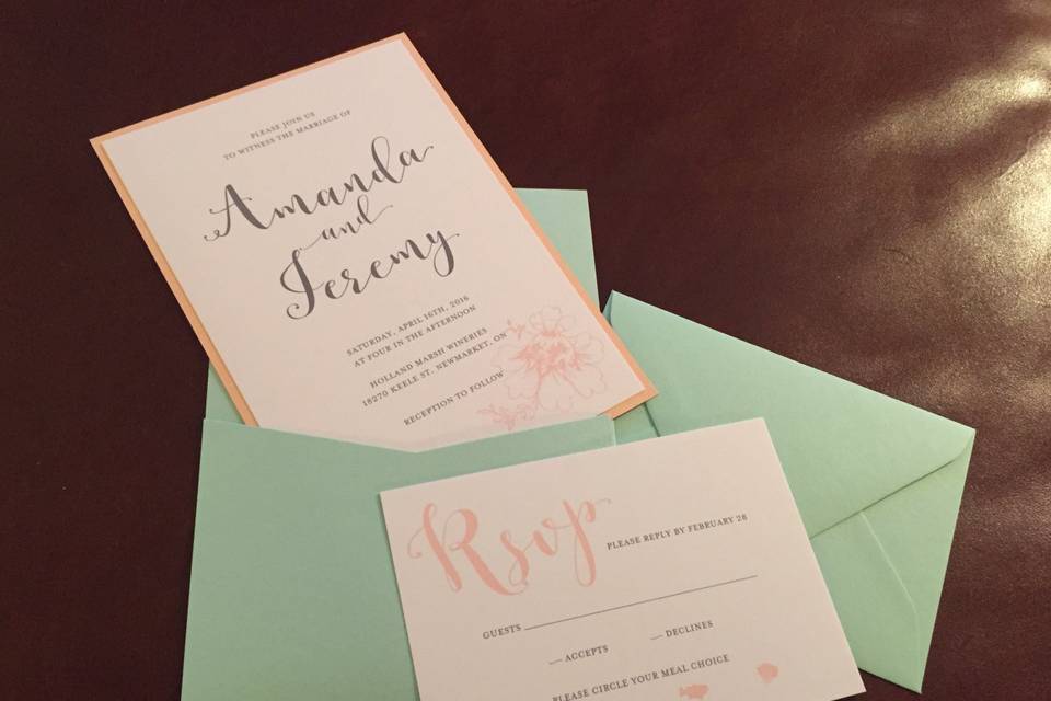 Wedding invitation toronto