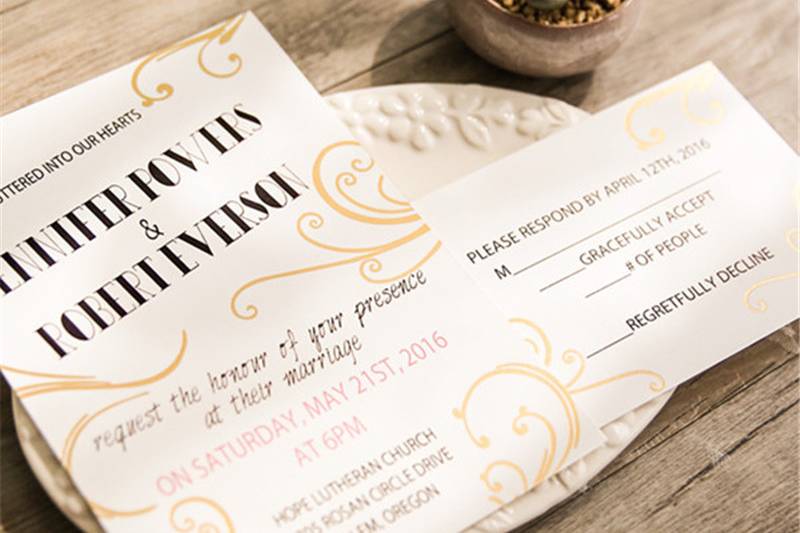 Wedding invitations ontario