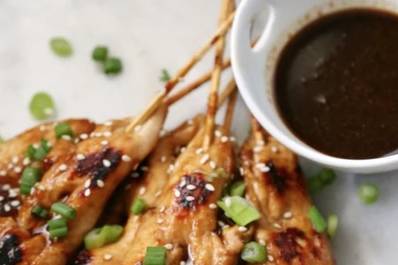 Honey Garlic Chicken Skewsers