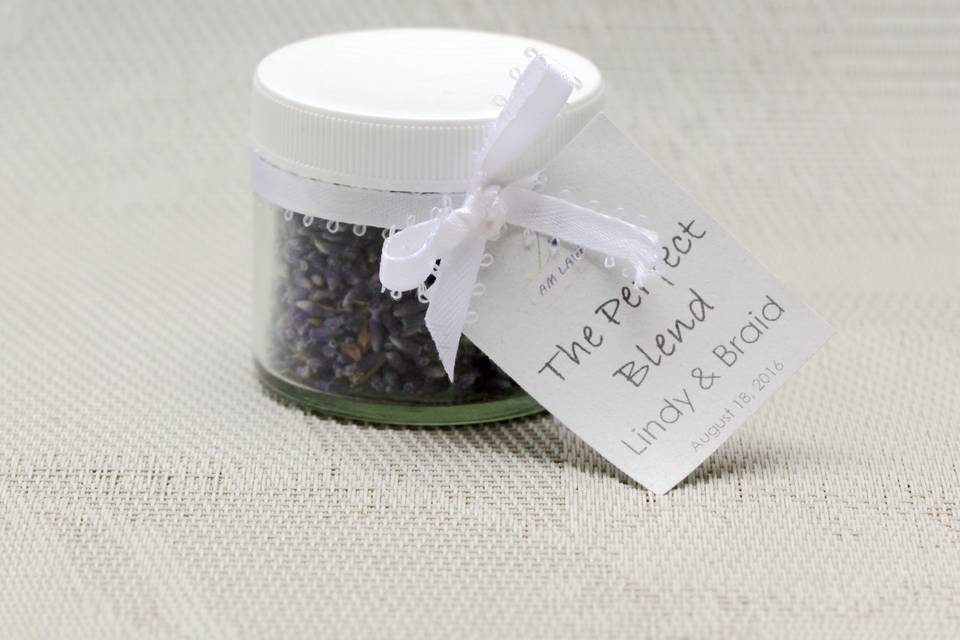 Organic Lavender Tea Favor