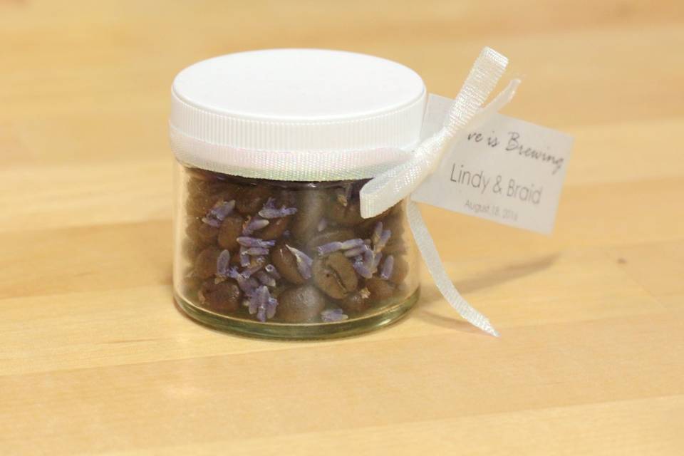 1oz/2oz Organic Tea Favor Jar