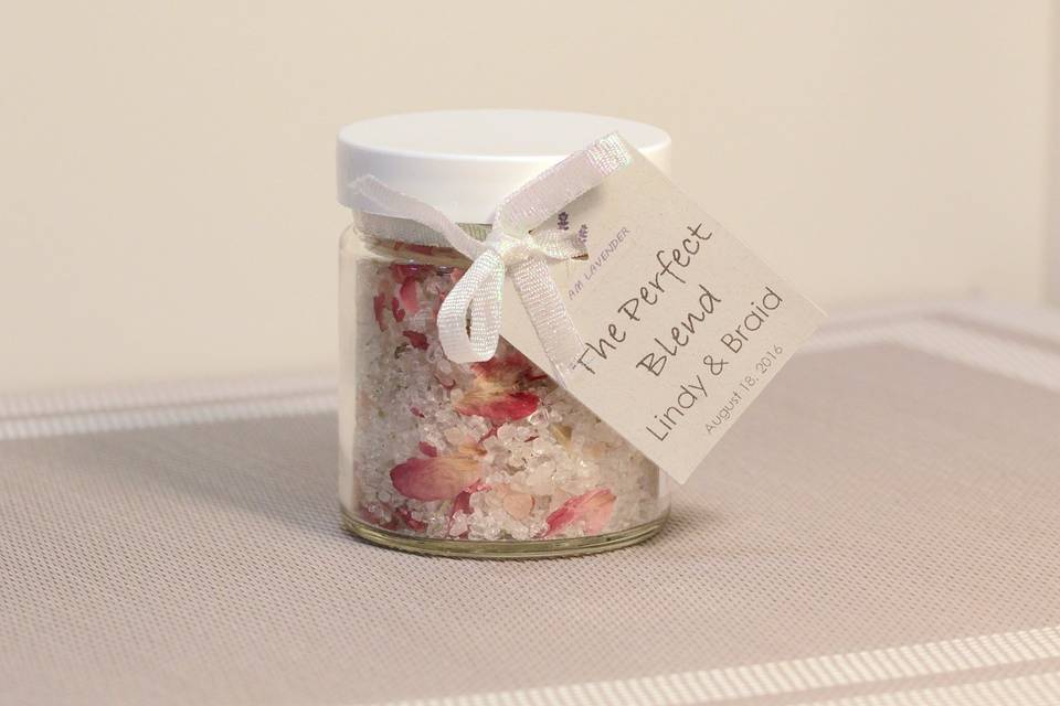 Bath Salt favors