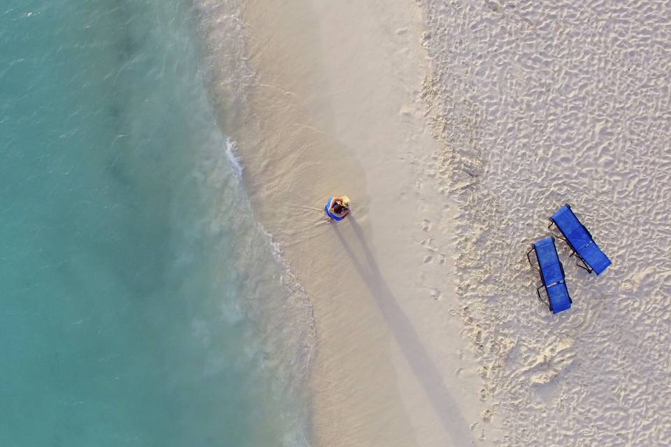 Our UAV Aerial Shot in Aruba.