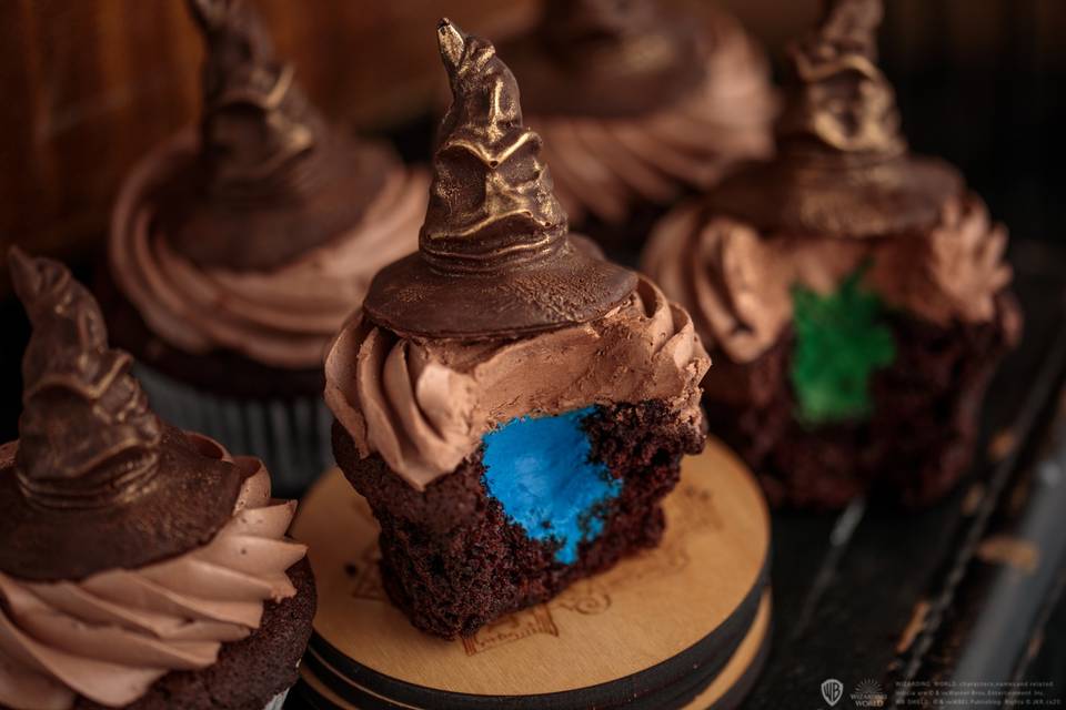 Sorting Hat Cupcakes