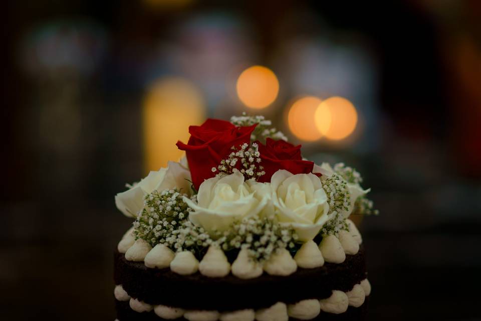 Non Traditional Wedding Cake