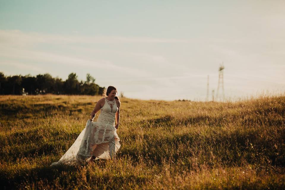 Harley engagement session