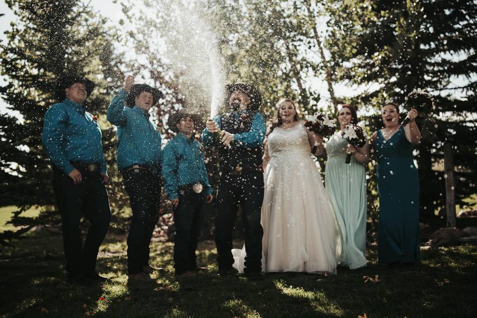 Cowboy wedding