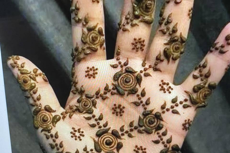 Henna design - unique patterns