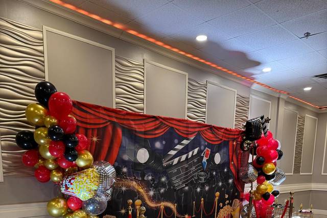 Hollywood Gala decorations