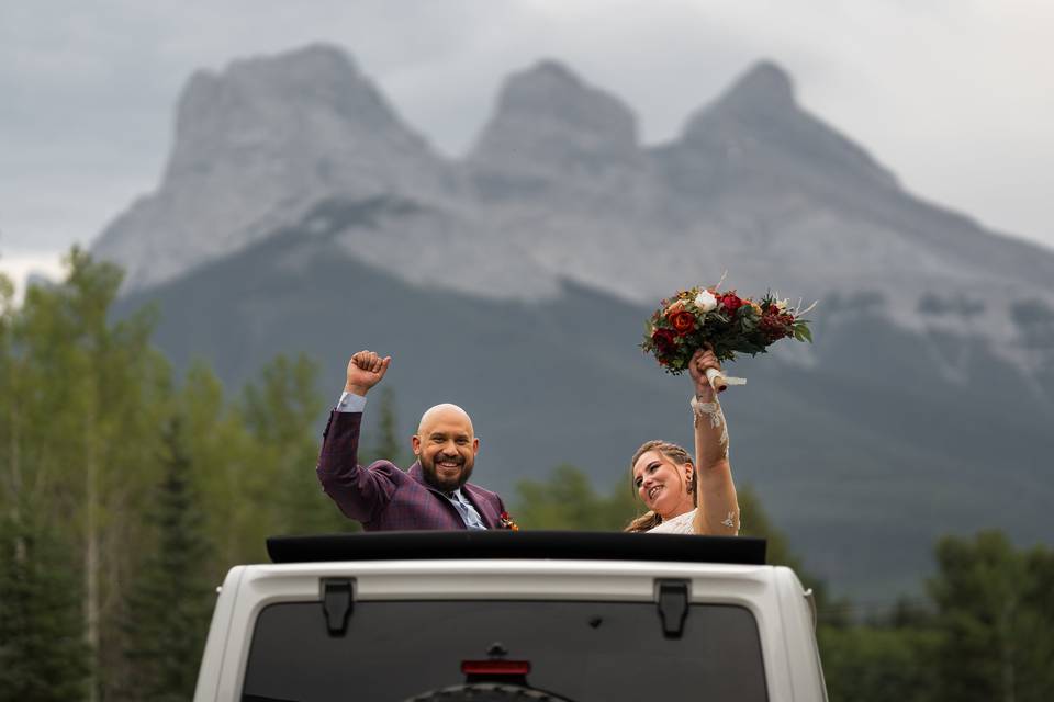 Canmore Wedding Day