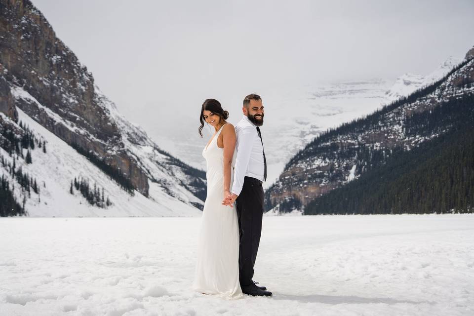 Lake Louise Winter Elopement