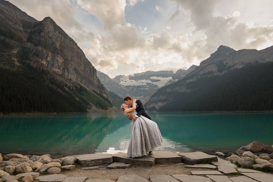 Lake Louis Wedding Day