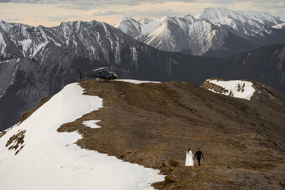 Banff Heli Elopement