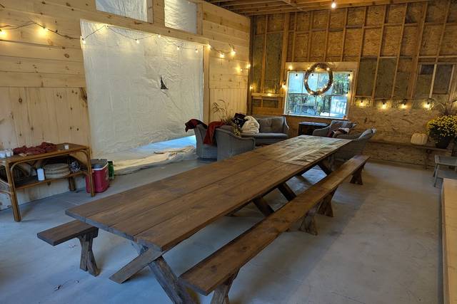 Long harvest table