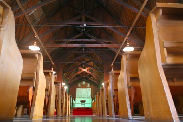 The beautiful pews
