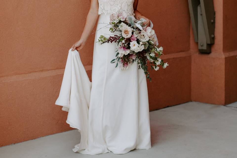 Stylized bridal shoot