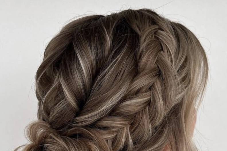 Boho updo