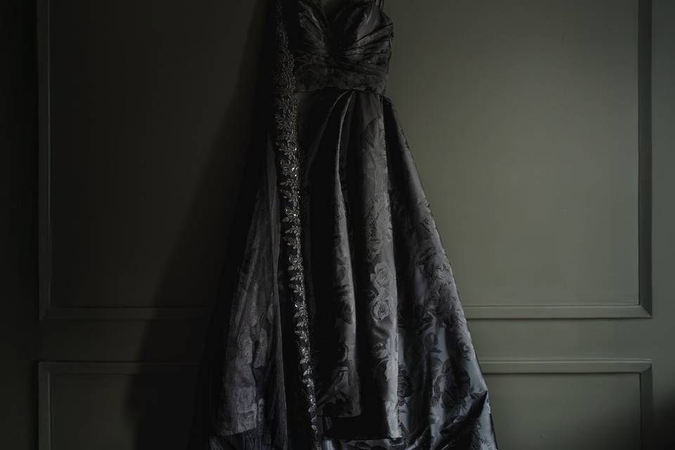 Black wedding dress
