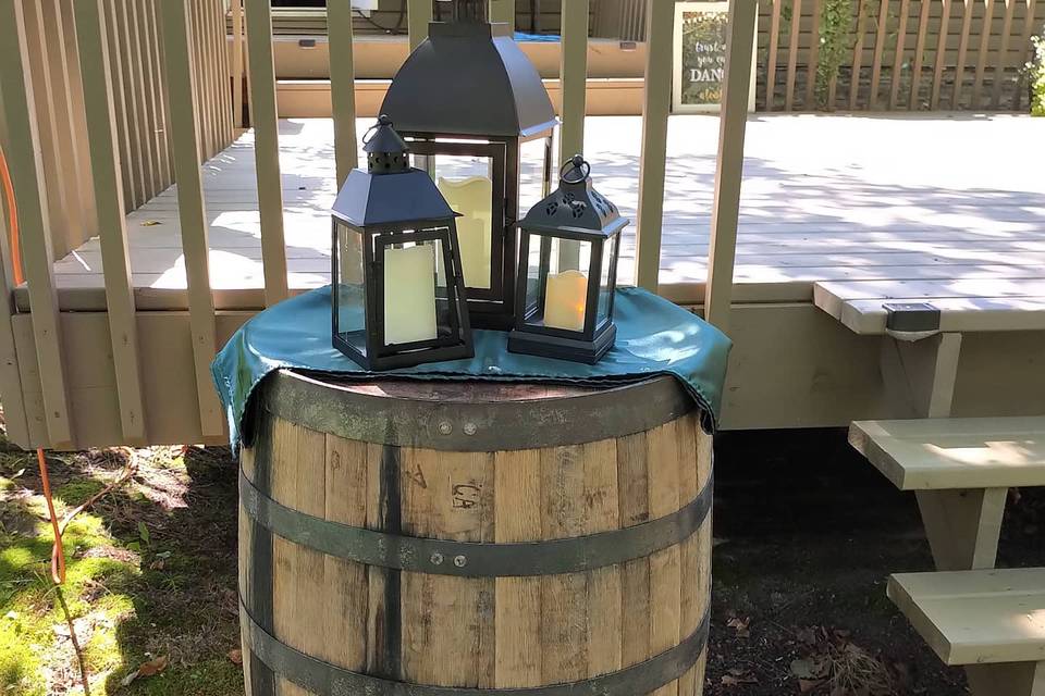 Barrels for rent