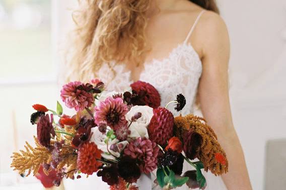 Fall Inspired Bridal Bouquet