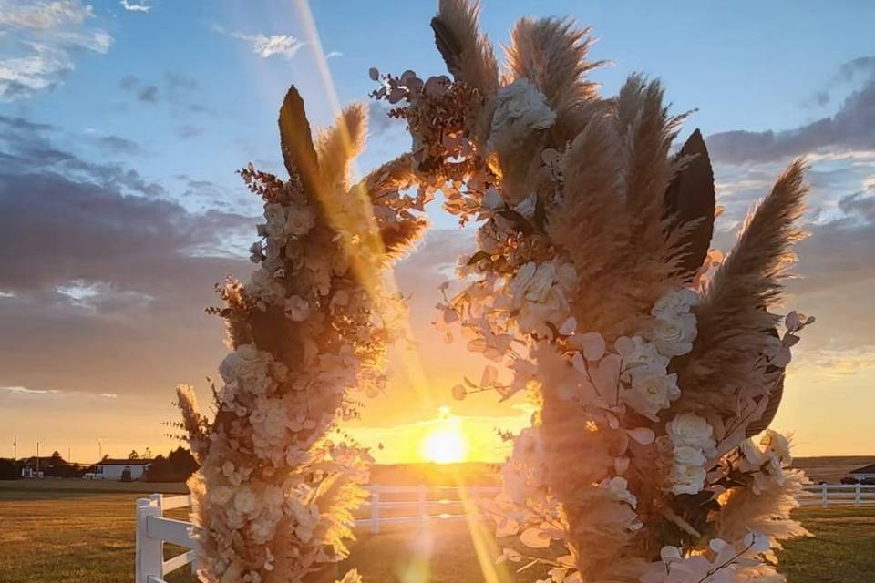 Blossoming Wedding Arch