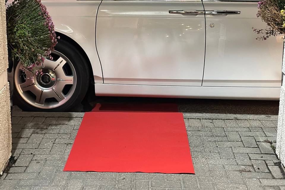 Rolls Royce Red carpet