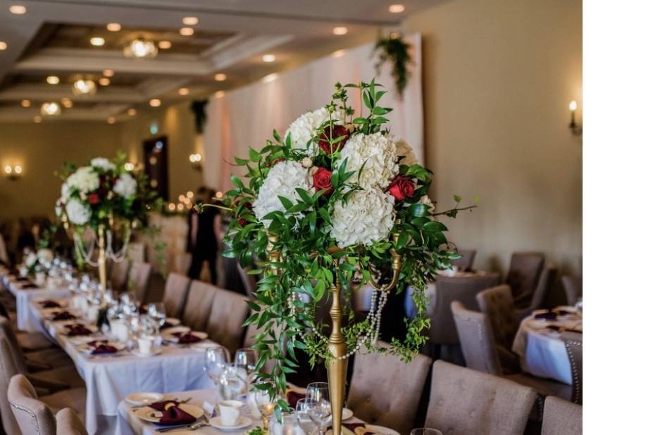 Captivating tall centerpieces