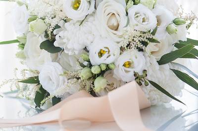 Blush and ivory bouquet