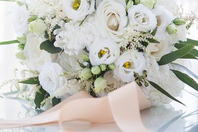 Winter white bouquet