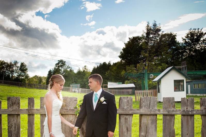 Etobicoke, Ontario bride and groom