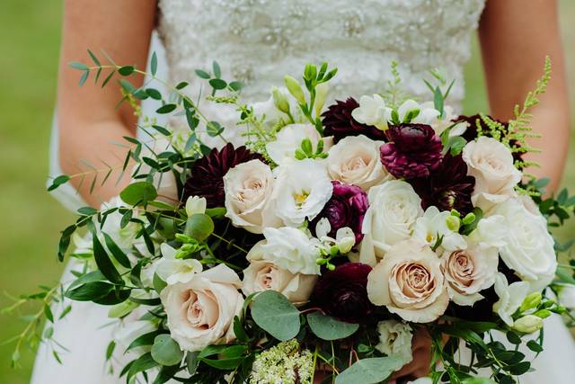Garden bridal bouquet