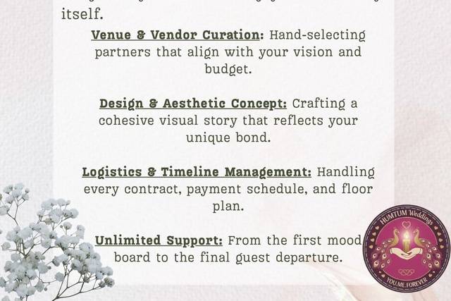Full Wedding Planning Service