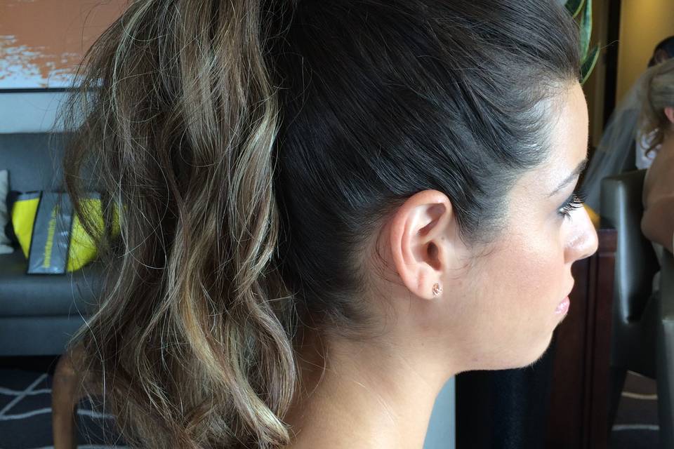 Calgary, Alberta wedding hair