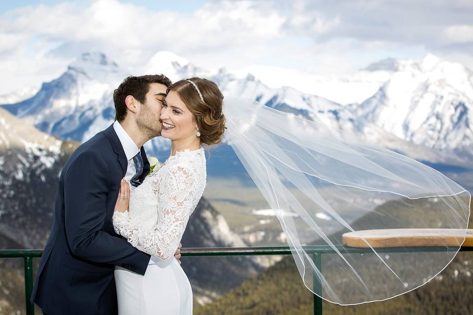 Calgary, Alberta wedding hair