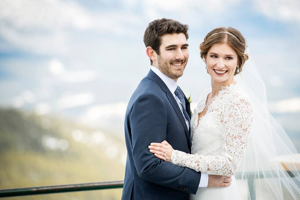 Algary, Alberta wedding hair