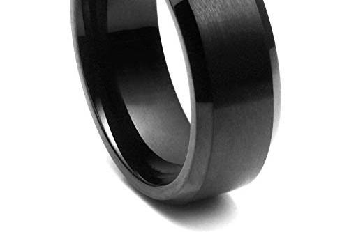 Matte Black Tungsten Band