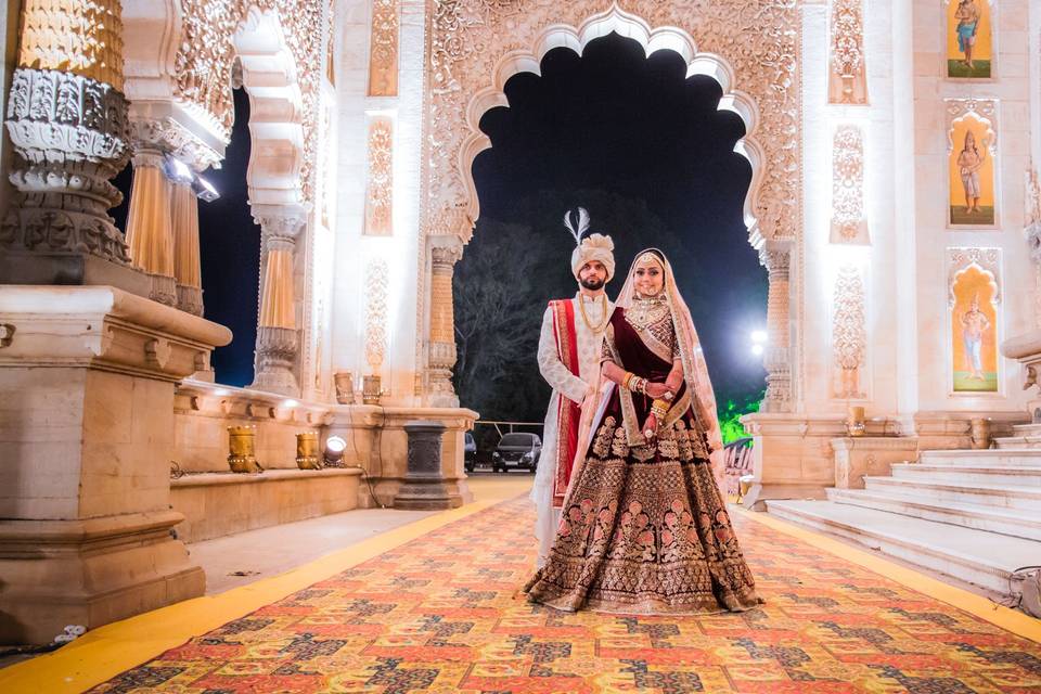 Destination wedding photograph