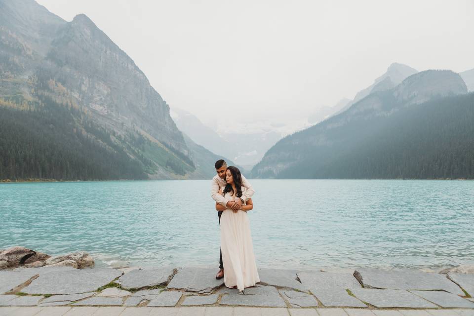 J + A - Emerald lake, Yoho