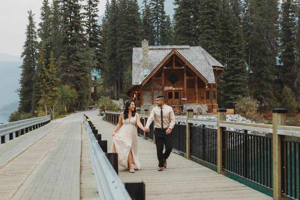 J + A - Emerald lake, Yoho