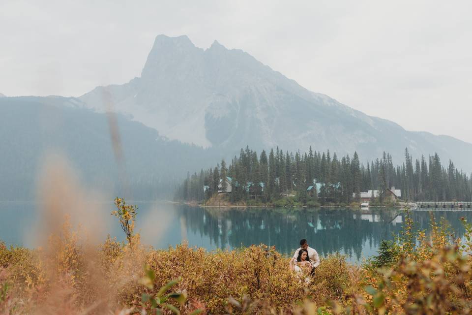 J + A - Emerald lake, Yoho