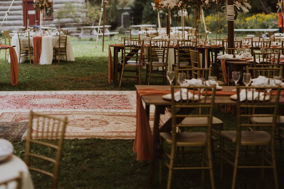 Outdoor Tent Reception